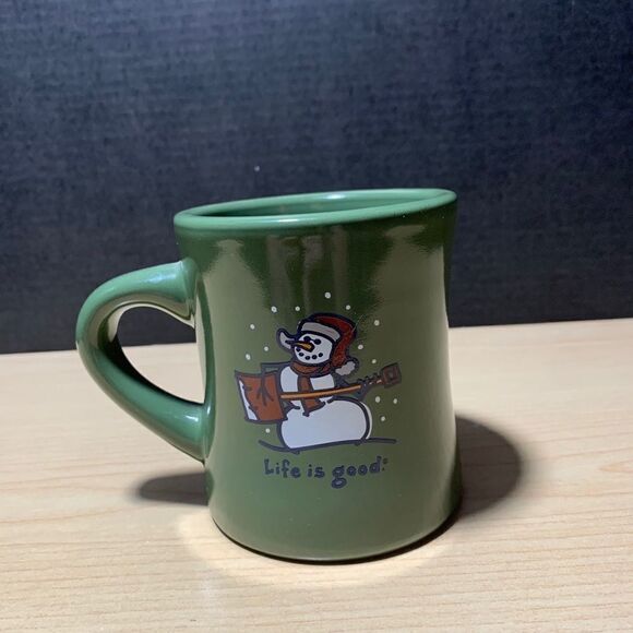 Life is Good Snowman Mug - Picture 1 of 4
